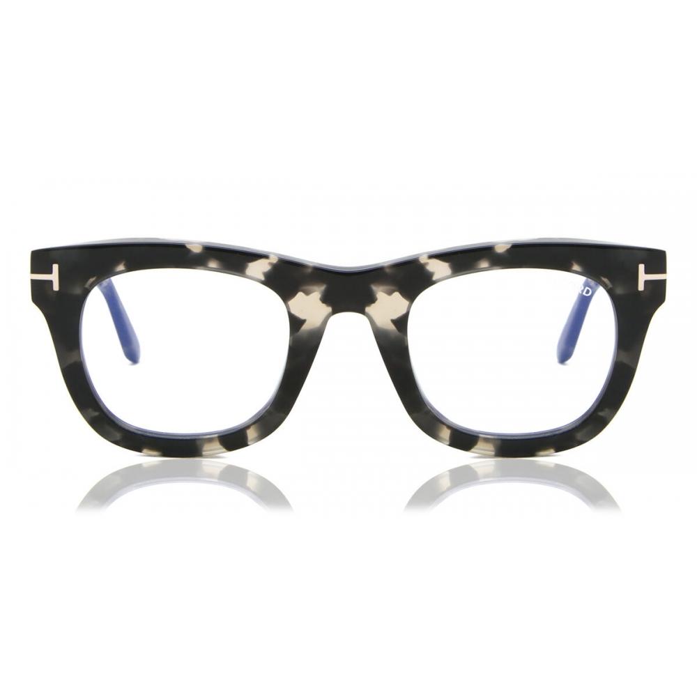 

Tom Ford Ft5872 B Blue Light Block 005 Men Eyeglasses Blonde Tortoise/48