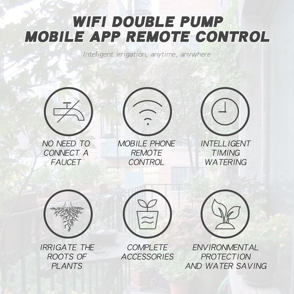Garden Wifi Control Irrigation Device Irrigation System App Mobile Control