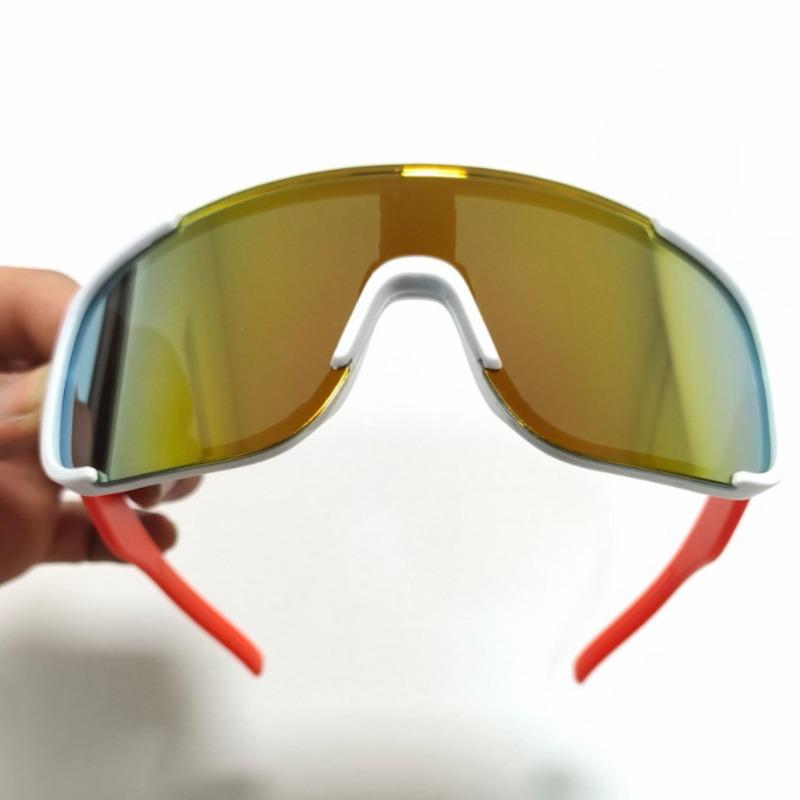Men Oversized Fashion Outdoor Sports Sunglasses Durable AC Lens, PC Frame, Graduated Lens, Unisex, Sports Eyeglasses