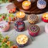 Vintage Scented Dried Flower Aromatherapy Candle Combination of Soy Wax Oil and Essential Oil Ideal Gift for Female Friends