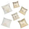 Luxury Black Gold Damask Cushion Cover Bronzing Peach Skin Pillowcase Geometric Throw Pillow For Sofa Living Room Home Decor