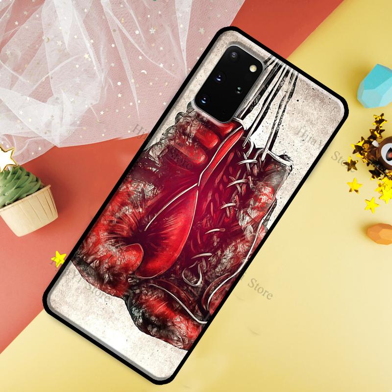 Boxing Gloves Case For Samsung Galaxy S21 Ultra S22 S20 FE Note 20 Ultra Note10 S8 S9 S10 Plus Coque