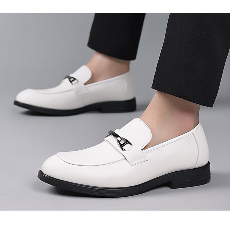 Módní návrhářské svatební boty z hovězí kůže pro muže Jaro Podzim Měkká podrážka Ležérní mokasíny Pánská móda Lehké společenské Pánské společenské boty