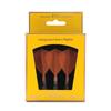 CUESOUL ROSTAK57 T19 Series Integrated Shaft Kite Shape Set of 3 Two-Tone Dual-Material Flights, Series, (Orange) CS-AK57FZ10S