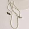 Ins New Trendy Pearl Waist Chain Crossbody Strap Women's Fashion Heart-shaped Mirror Pendant Jewelry Belt Skirt Suit Accessories