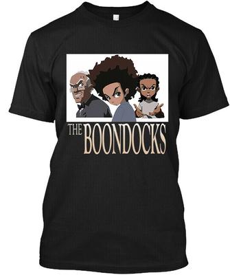 The Boondocks Americký animovaný sitcom Kreslený TV pořad Tričko S-5XL Unisex Tričko