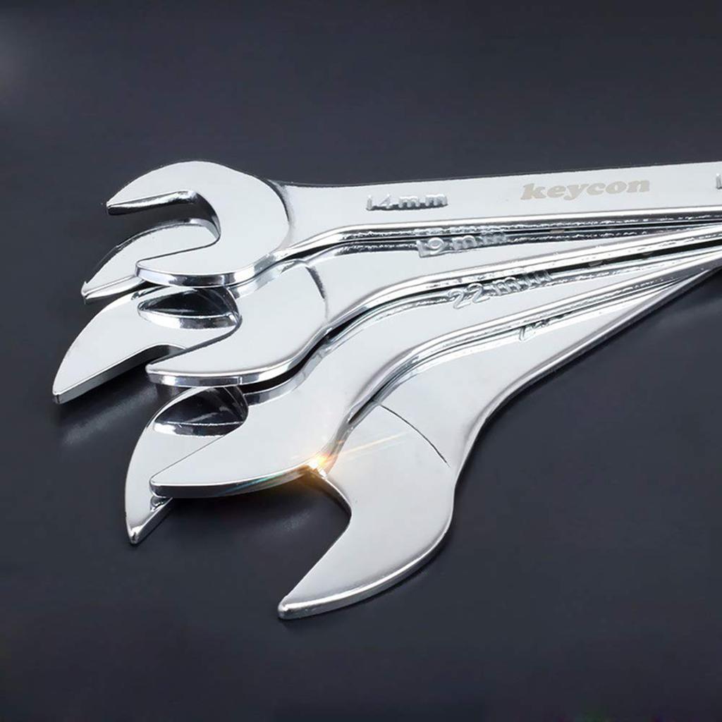 2 Stück Maulschlüssel Doppelmaulschlüssel Ultra Dünn Metrisch Schlüssel 3mm Reparaturwerkzeug für beengte Platzverhältnisse