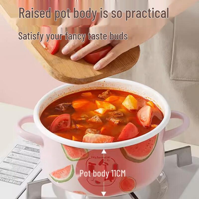 COOKER KING Fruit Series 20cm Japanese Enamel Soup Pot