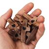Natural Walnut Wooden Pocket Sized Crosses for Anxiety Relief and Inspiration Perfect Religious Gift for Children Adults