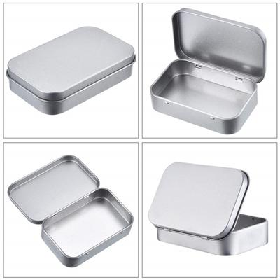 1PC Mini Metal Box Tin-Plated Slide Cover Storage Box Wedding Jewelry Pill Cases Portable Boxes Container Cosmetic Organizer