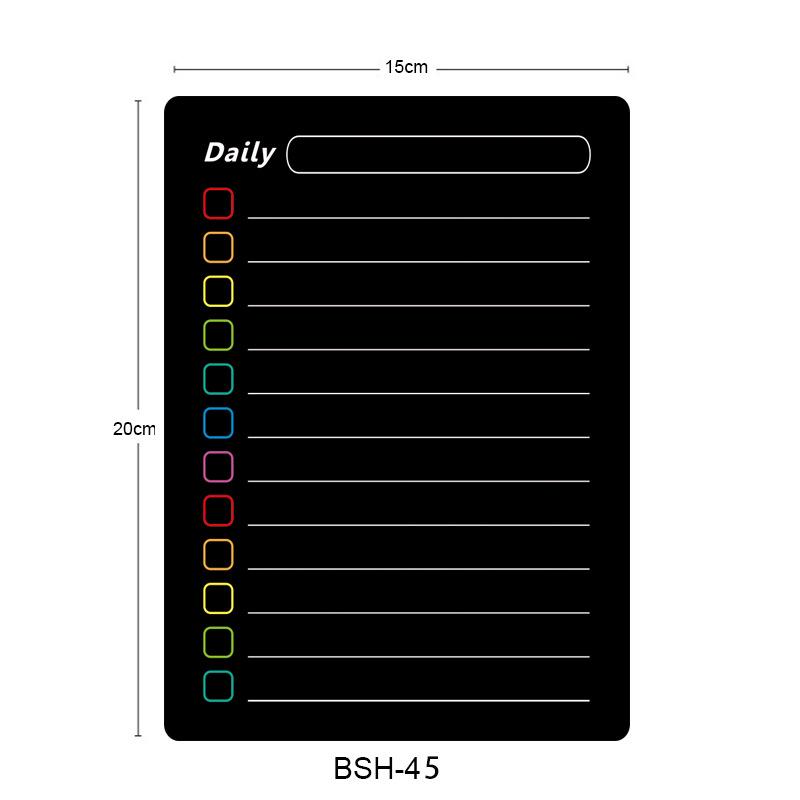 Adesivo Personalizzato Lavabile Magnetico in Acrilico per Calendario da Frigorifero.