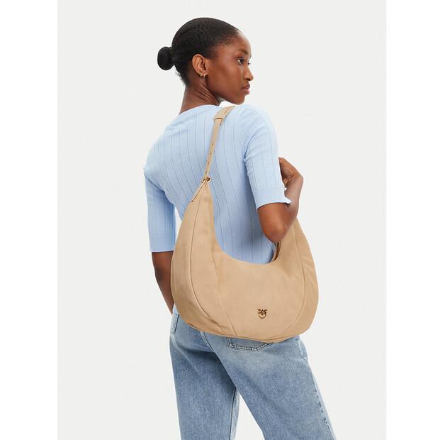 Сумка PINKO Slouchy Hobo Big PE 25 PLTT 104295 A29N бежевый