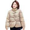 Mom's Winter Warm Padded Jacket, New Middle-aged and Old Women's Padded Jacket, Autumn and Winter Red Padded Jacket