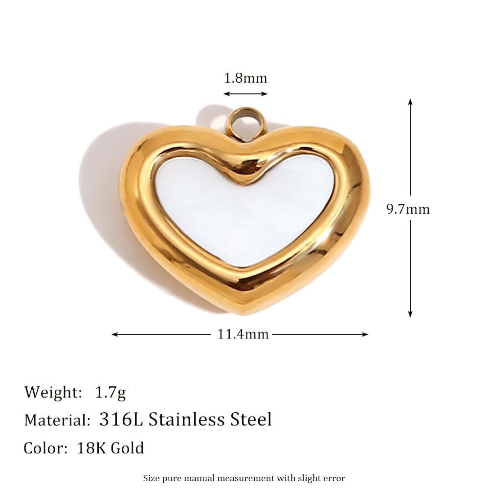 MamacitaSlay diy Vintage Lady's Portrait Crocodile Pear Heart Natural Shell Whale Tail Waterproof charms for jewelry making
