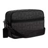 Coach Theo 22 Logo Print Leather Camera Bag Men Shoulder Bag Black CBF21-BLK