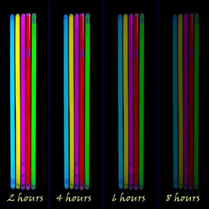 Lueur Batons, 100 8" Allument Batons Lumineux Bracelets Colliers Couleurs melangees Fournitures du Parti[63]
