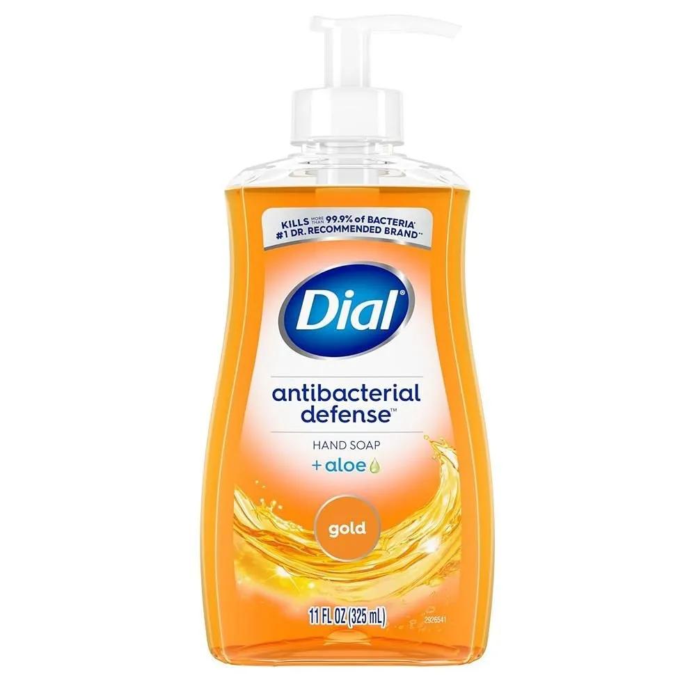 Мыло для рук Dial 325 мл 1 упаковка Золотое антибактериальное жидкое мыло для рук Dial, Золотое, 11 жидких унций
