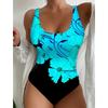 3D Printed Women's Adult Split Swimsuit Ultra-fine Polyester Sexy Elastic Summer Bikini Swimsuit To Figure