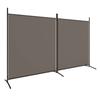 VidaXL Cloison de Séparation 2 Panneaux Séparateur de Pièce Pliable Diviseur Écran d'Intimité Paravent Décoration Salon 350276