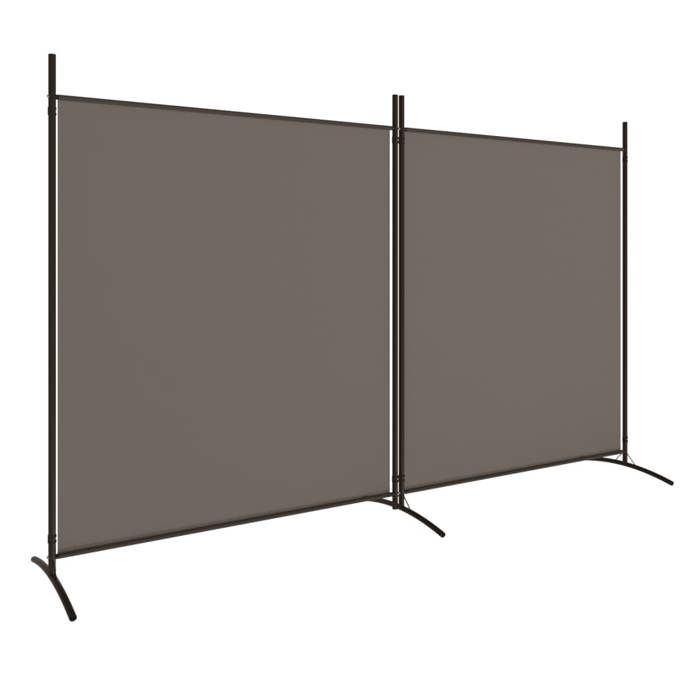 VidaXL Cloison de Séparation 2 Panneaux Séparateur de Pièce Pliable Diviseur Écran d'Intimité Paravent Décoration Salon 350276
