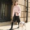 Sancai 2025 Winter Faux Fur Collared Toggle Coat