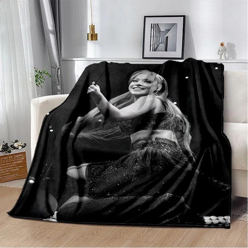 Couverture Douce en Flanelle 3D Ayliva Lieb Pop Singer pour Lit Chambre Canapé Pique-nique, Couverture Jetée pour Couvrir Extérieur Loisirs Cadeau Enfants