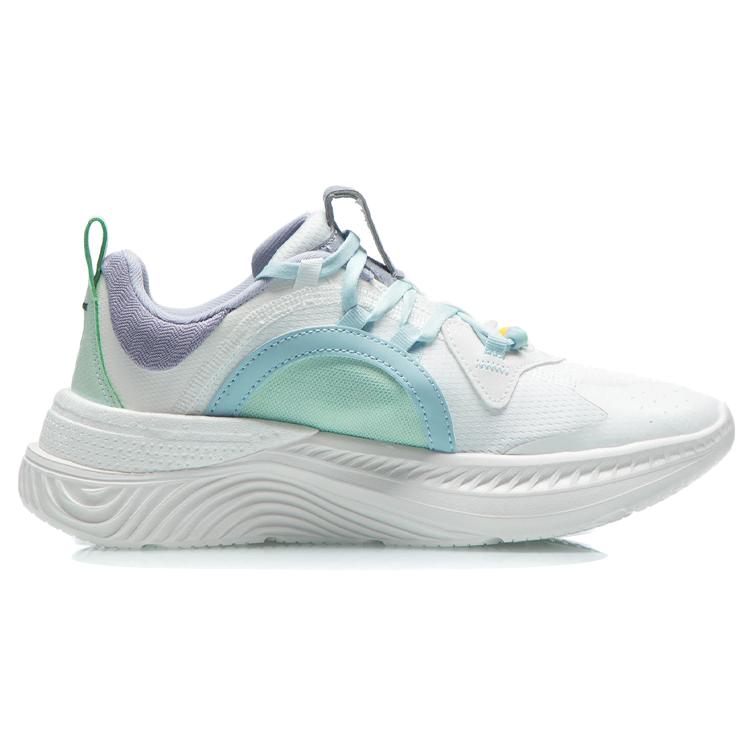 Li Ning Spark Textile, Synthetic Leather Sports Cushioning Slip Resistant Abrasion Resistant Breathable Lightweight AGLR092-4