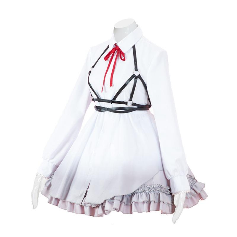 White Onion Clothing Game Anime Two-dimensional Maid Clothing Long-sleeved Dress
