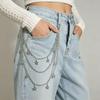 Waist Chain Female Cool Chain Star Trouser Chain Accessories Skirt Hip Hop Multi-layer Pentagram Trouser Chain