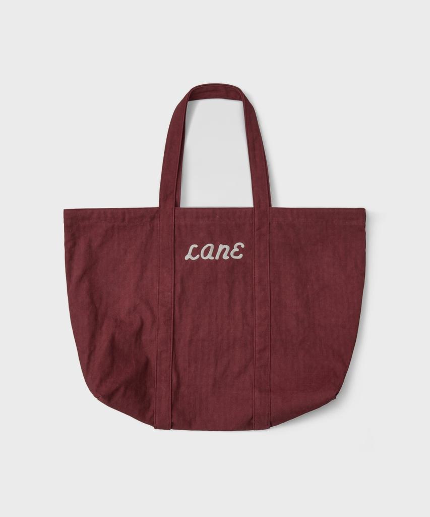 Lane Apartment Cotton Logo Big Bag [Red]