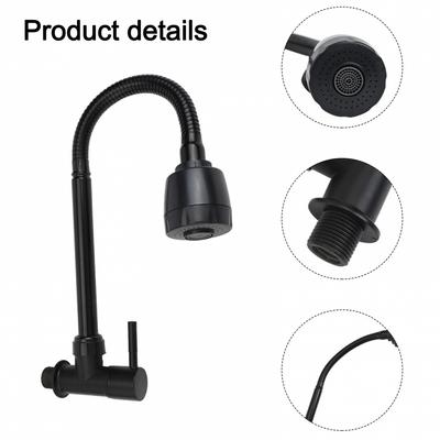 Wall Mounted Faucet Designed for Efficient Cleaning In the Kitchen