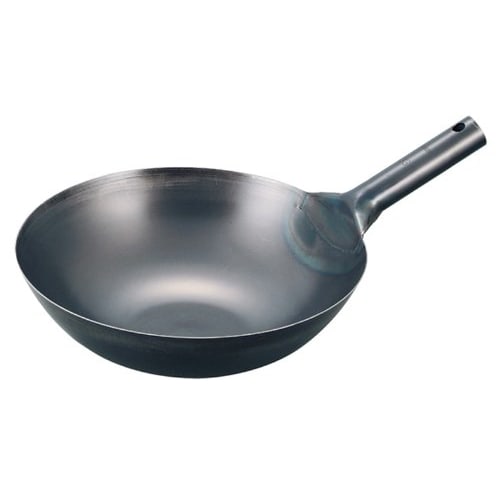 

EBM Iron Blue Temper Pressed Chinese Saucepan, 39cm