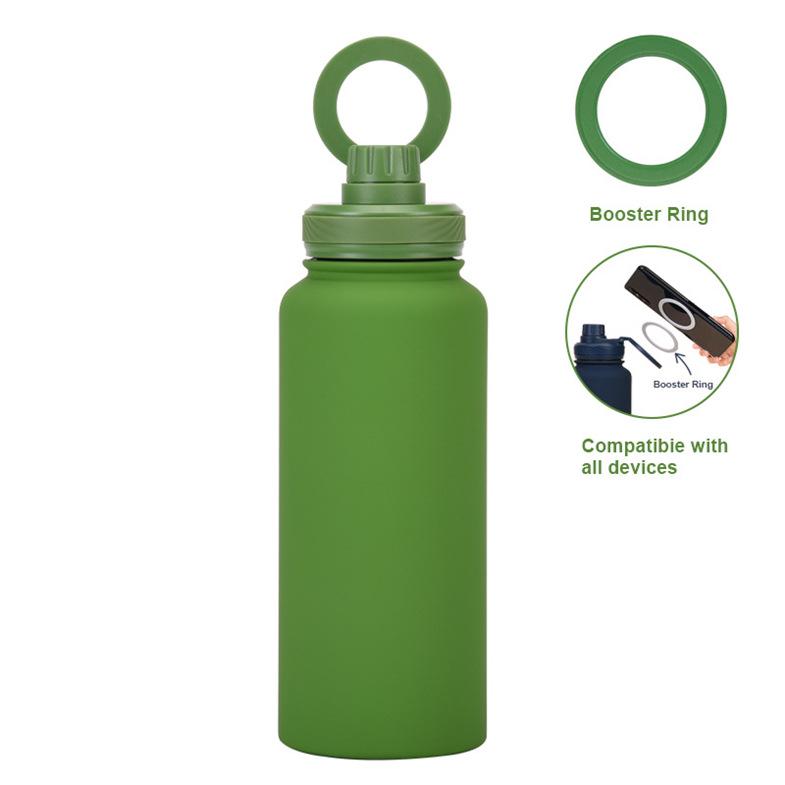 Magnetic Lid Sports Water Bottle