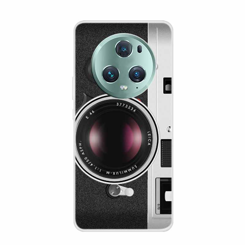 For Honor Magic 5 Pro 5G Case Wolf Lion Soft Silicone TPU Clear Covers for Honor Magic5 Lite Phone Cases Magic5 Lite 5G Fundas