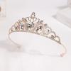 Rhinestones Zinek Zinková slitina Princeznovská tiára Srdcovitý Svatatební pokrývka hlavy Dětská koruna Soutěžní diadém