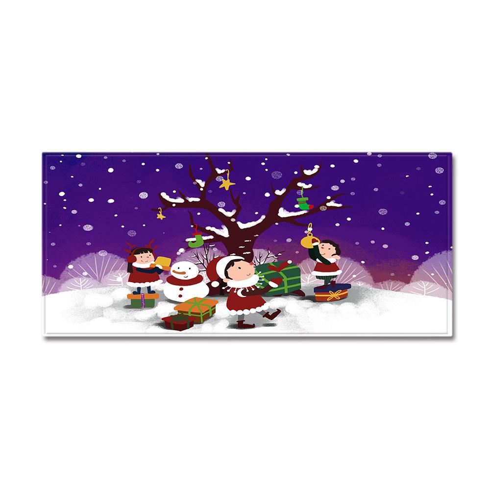 Christmas Kitchen Sand Carpet Doormat Long Floor Mat