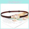 Pu Material Minimalist Waist Belt With Alloy Buckle For Casual Dresses And Outerwear Women