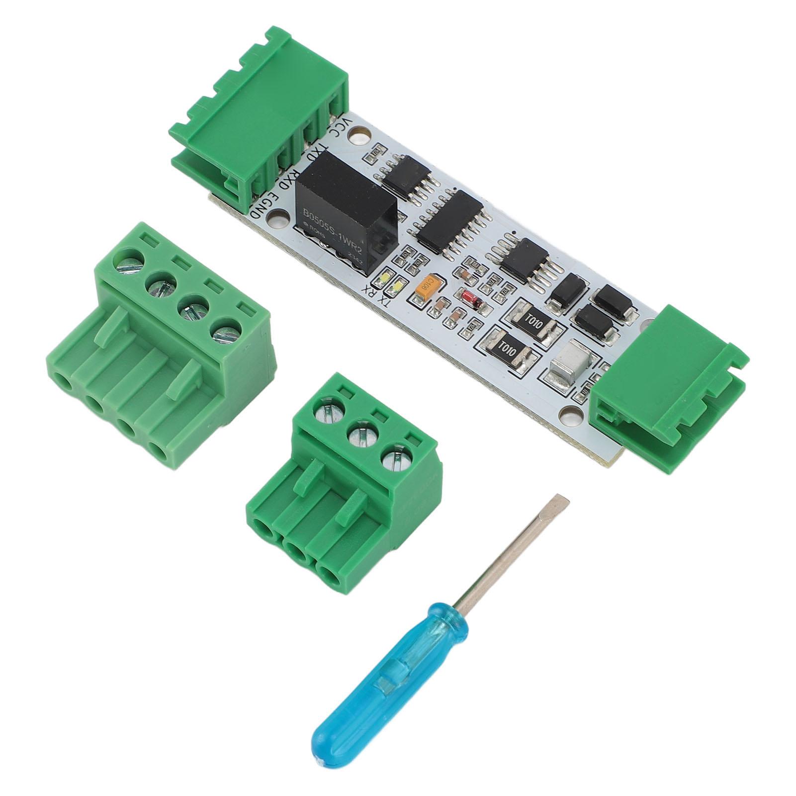

TTL to RS485 Converter Module 5V Industrial Serial Port UART to 485 Adapter Module On Board TVS with Indicator Light