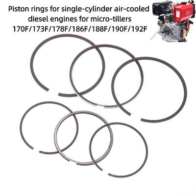 3Pcs/Set Piston Rings Fit Single Cylinder Diesel Engines 168F 170F 173F 178F 186F 188F 192F Generators 2Kw 5Kw 6Kw 7Kw 8Kw Parts