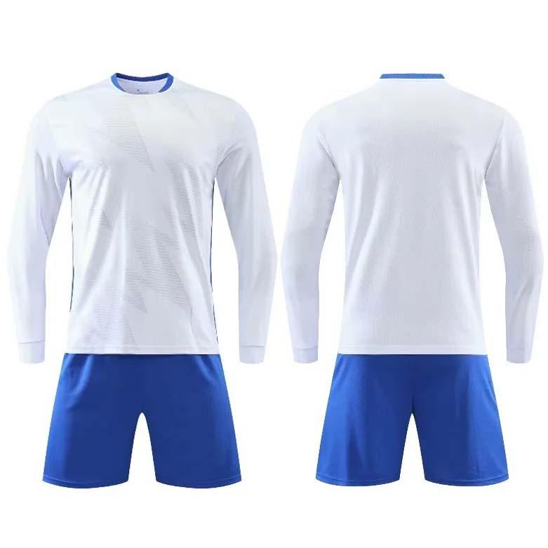 Long-sleeved football suit autumn and winter children's quick-drying sports suit student training suit printed football suit wholesale
