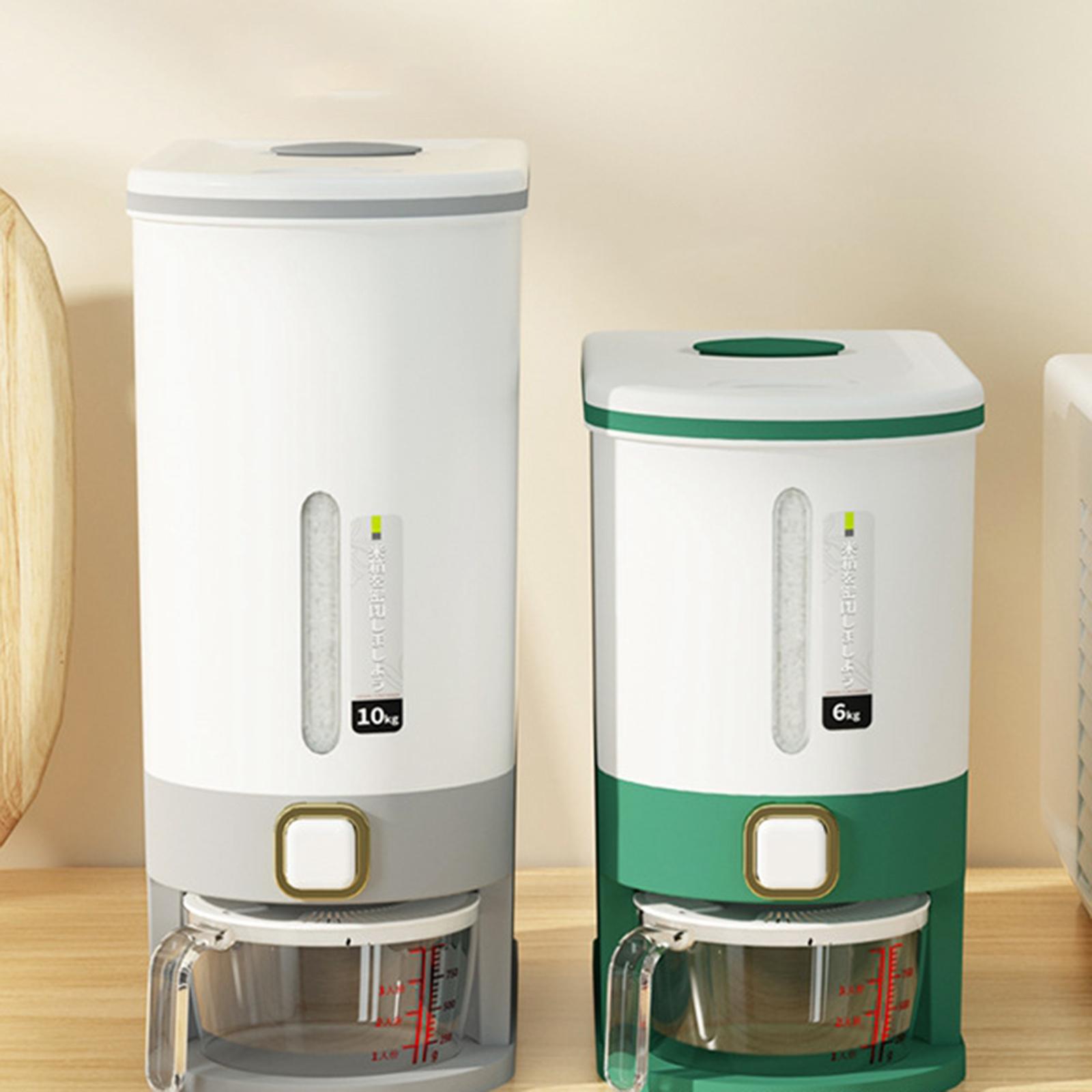 

Герметичные контейнеры для хранения круп, настольный дозатор риса, дозатор зерна 6kg