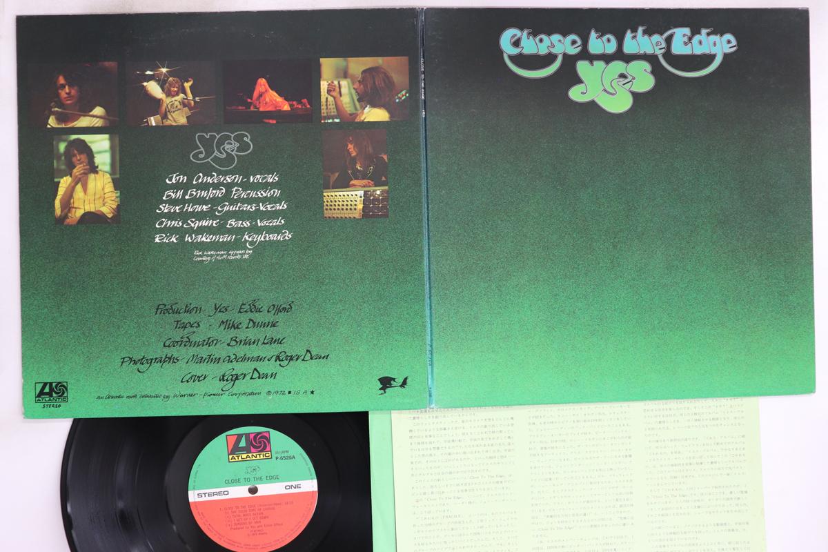 

LP Record YES - Close To The Edge P6526A ATLANTIC 1972 Japan Rock Used