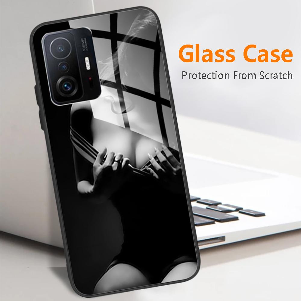 For Xiaomi 11T Pro 11T Case Fashion Tempered Glass Case Back Cover Fundas For Xiaomi 11T Pro 11T Phone Cases 11T Pro 11 T Capa