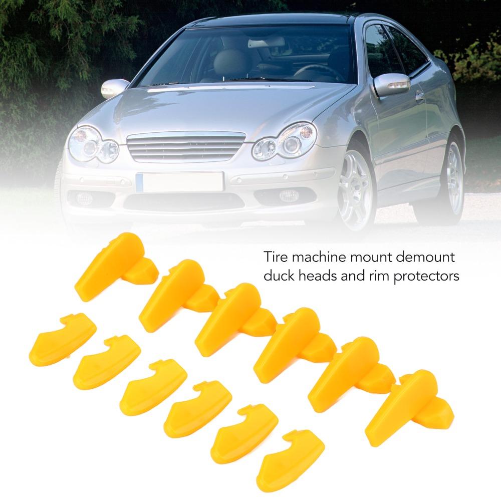 6PCS Replacement Tire Demount Head ABS Duck Head Tire Changer Duck head Adapter Tire Service