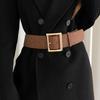 Retro Wildleder Nieten Gürtel Punk Gothic Western Cowgirl Breite Taillenbänder Gürtel Y2K Unregelmäßiger Gürtel