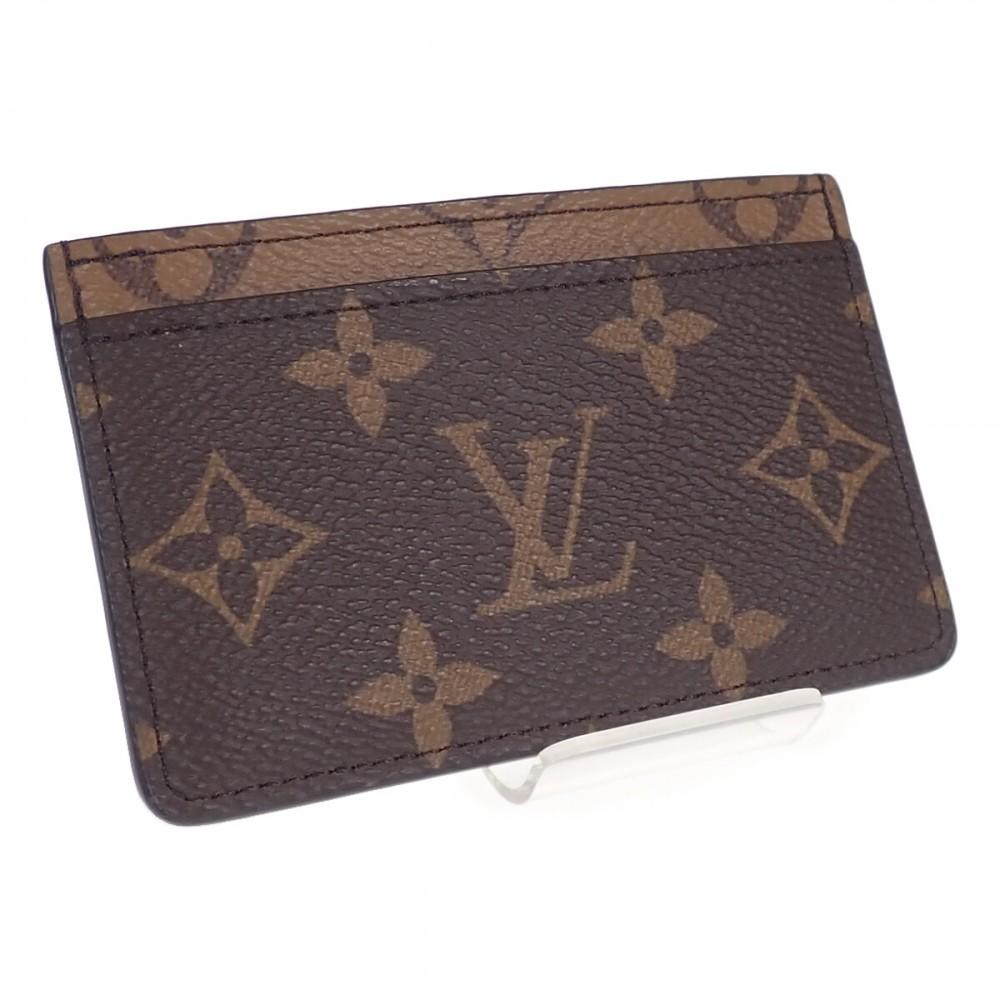 LOUIS VUITTON  M69161 Monogram Card Case Brown Women