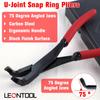 LEONTOOL Snap Ring Snap Ring Trim Clip Trim Clip Trim Snap Ring Precision Snap Ring Metal Panel Clip Removal Comfort Grip Automotive Repair Universal