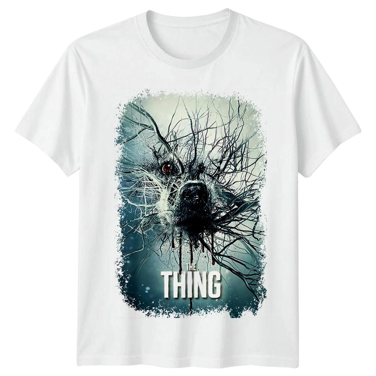

The Thing (1982) Movie Poster Inspiration T-shirt All Season Pure Cotton Fashion Suitable for Both Men and Women 4XL