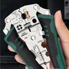 Foldable Wire Stripping Pliers Voltage Testing Cable Cutting Crimping Pliers Multifunctional Wire Stripper Electrician Pliers