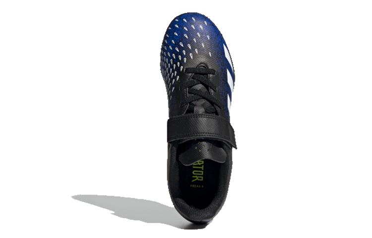 adidas Cushioning Low Top Kids' Soccer Shoes Blue Black Kids' FY0628